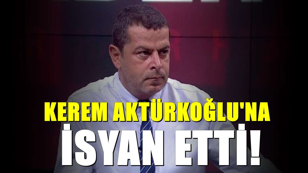 Cüneyt Özdemir'den Kerem Aktürkoğlu'na ağır sözler!
