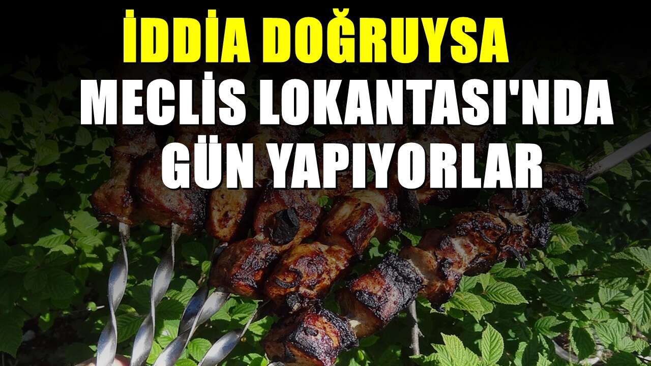 TBMM'de şok iddia! Vekil yakınları gün yapıyor, yemekleri eve paketliyor!