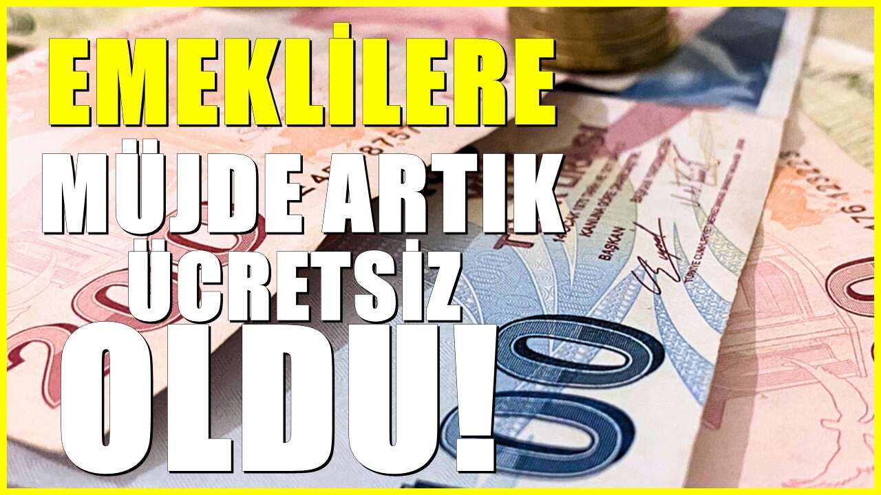 81 ildeki emeklilere bedava oldu: Kimliğini gösteren para ödemeyecek
