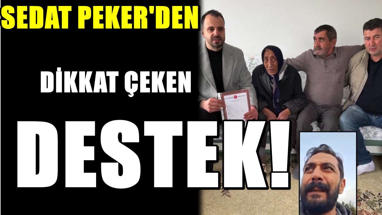 Sedat Peker’den Destek: Şafak Çelik’in Ailesinin Borçları Kapatıldı, Ev Alındı