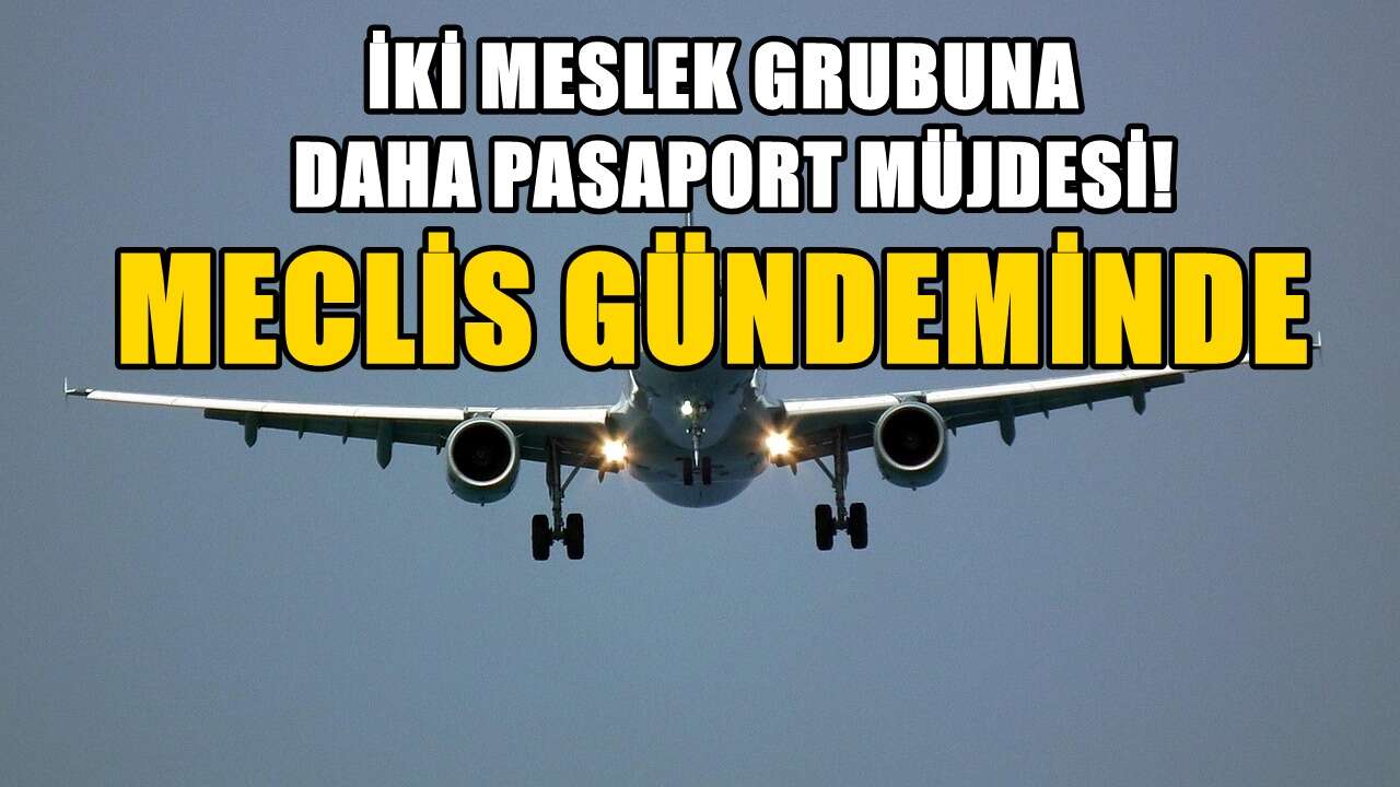 İki meslek grubuna daha yeşil pasaport müjdesi! TBMM gündemine girdi