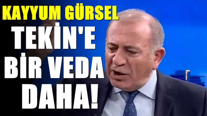 Gürsel Tekin’in kayyum heyetinde ikinci veda! Yalnız kalıyor