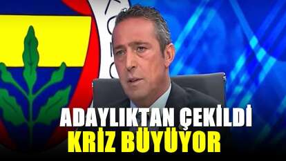 Fenerbahçe'de Ali Koç'a büyük şok! Adaylıktan çekildi