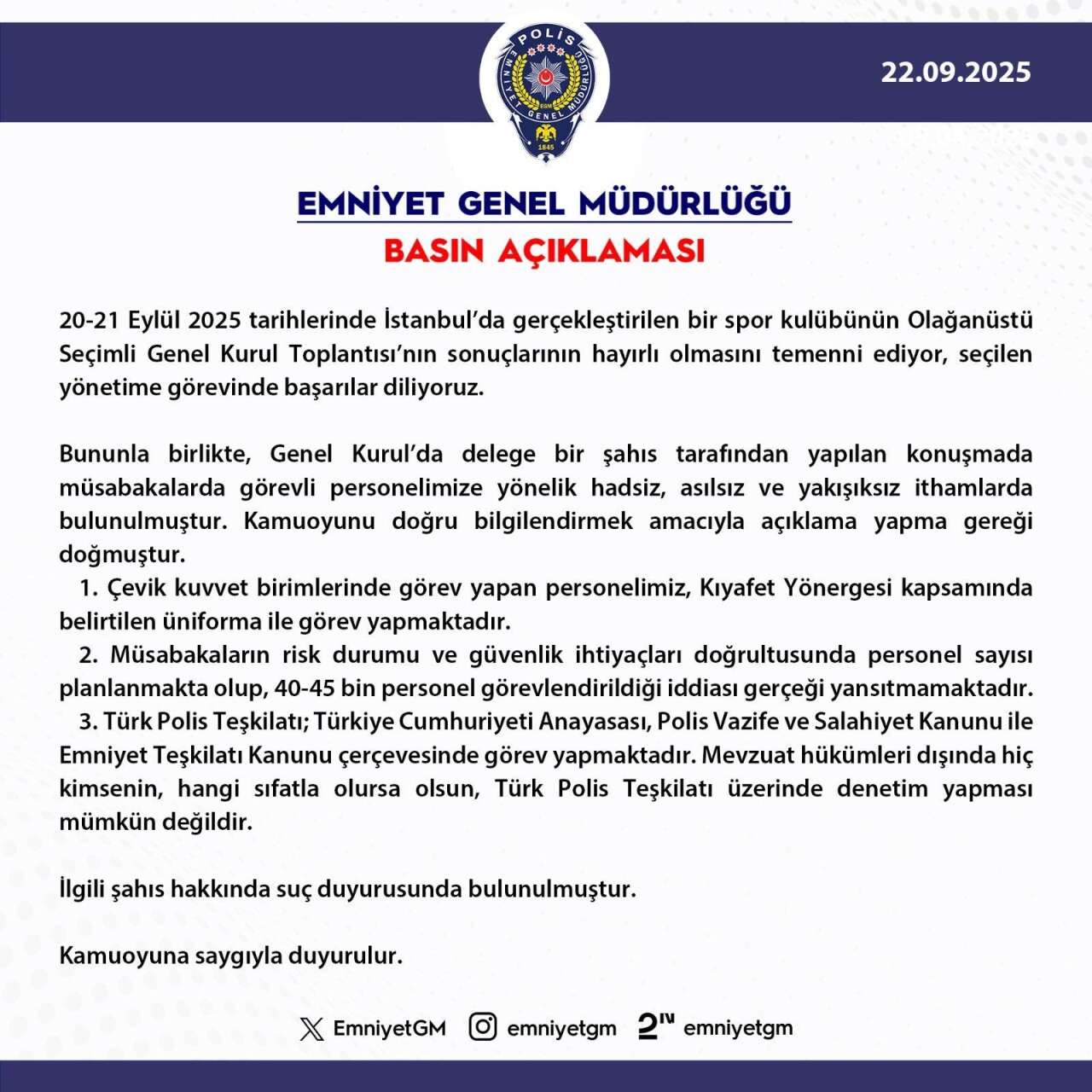 emniyet